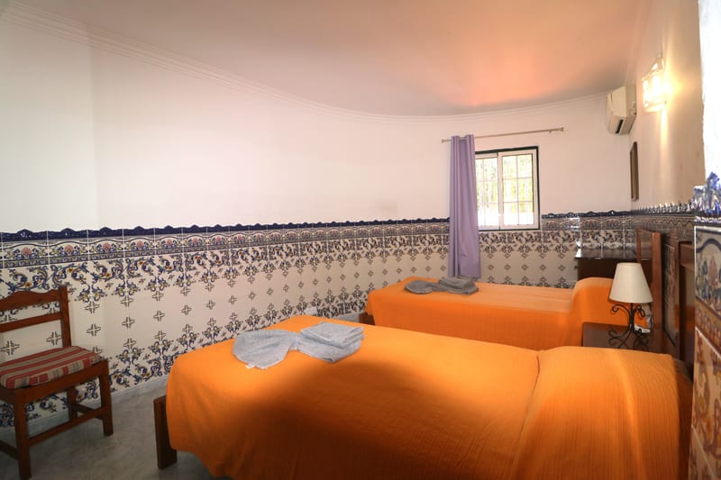 Bedroom with two beds